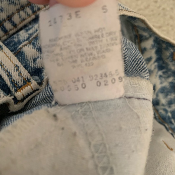 80s VINTAGE LEVIS orange tabs acid wash - Picture 6 of 6